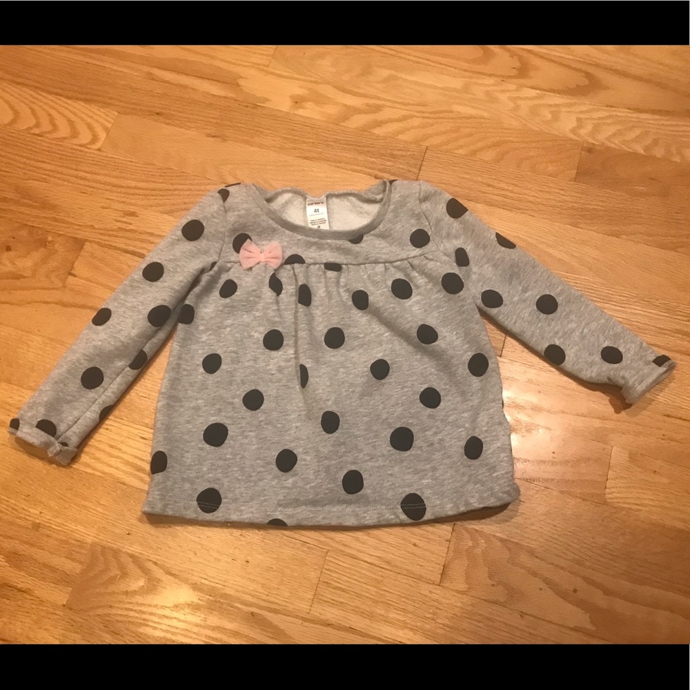 Polka Dot Bow Sweater by Carter’s, 4t